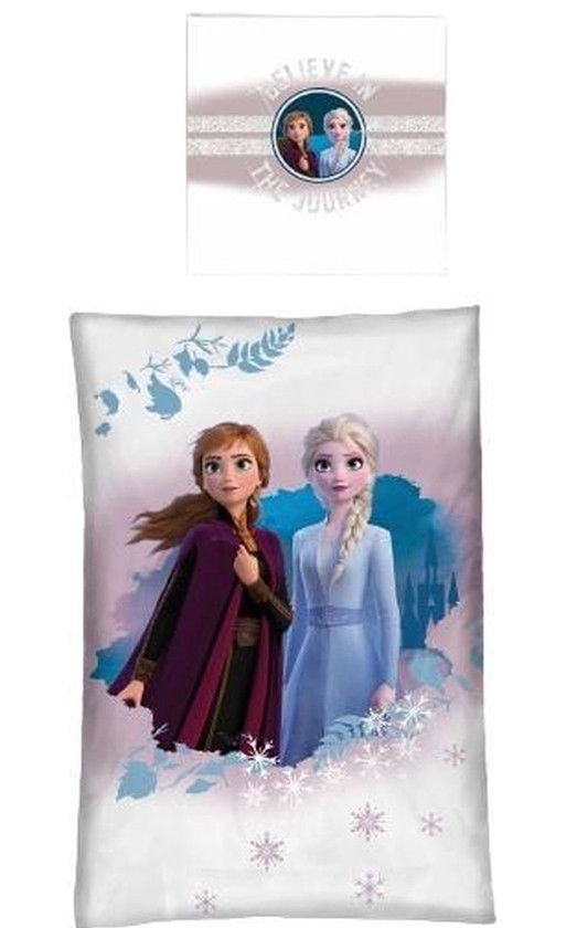 Disney Frozen Dekbedovertrek forest 140 x 200 cm - Polyester