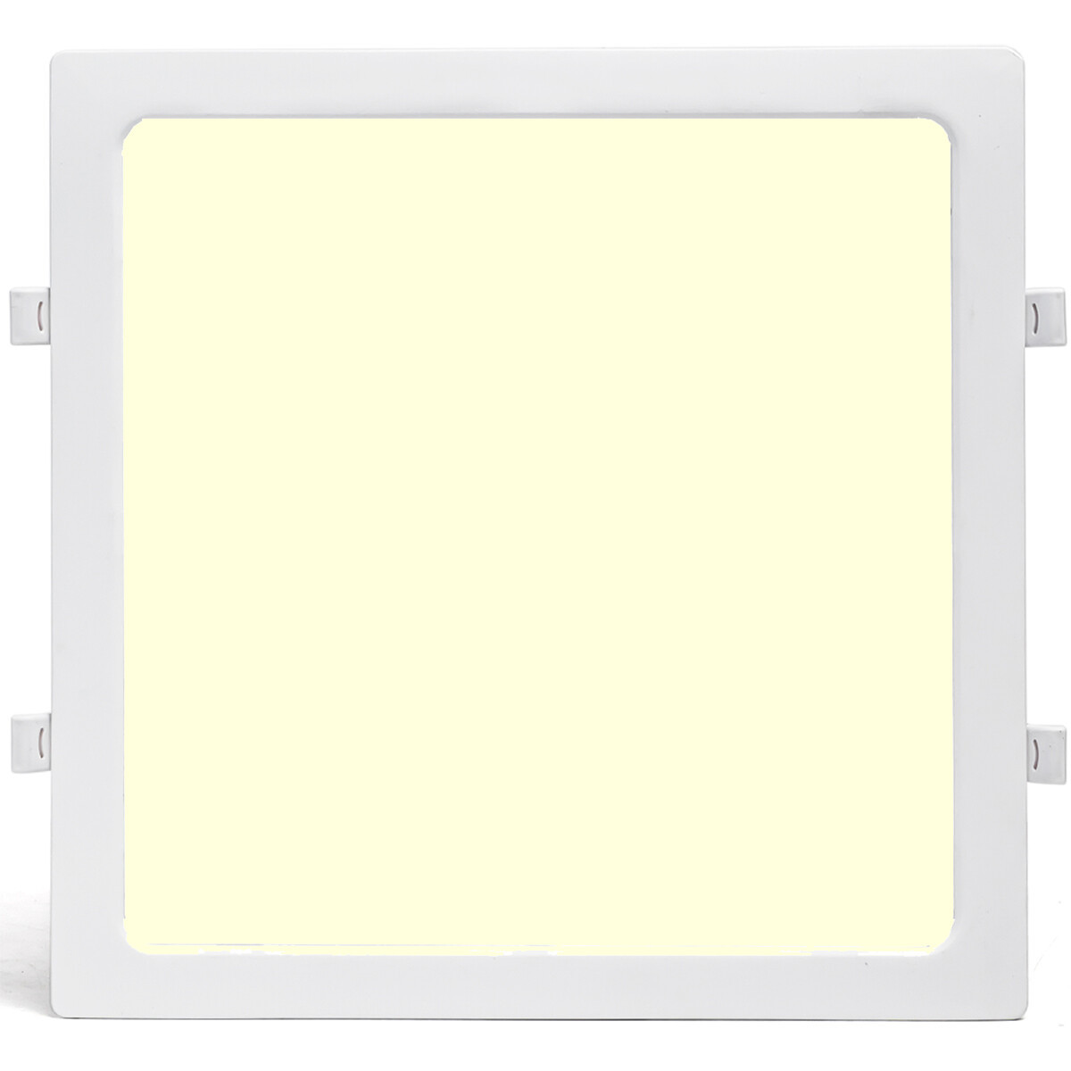 LED Paneel - Downlight - Aigi - Warm Wit 3000K - 24W - 30x30 - Inbouw - Vierkant - Wit - Flikkervrij