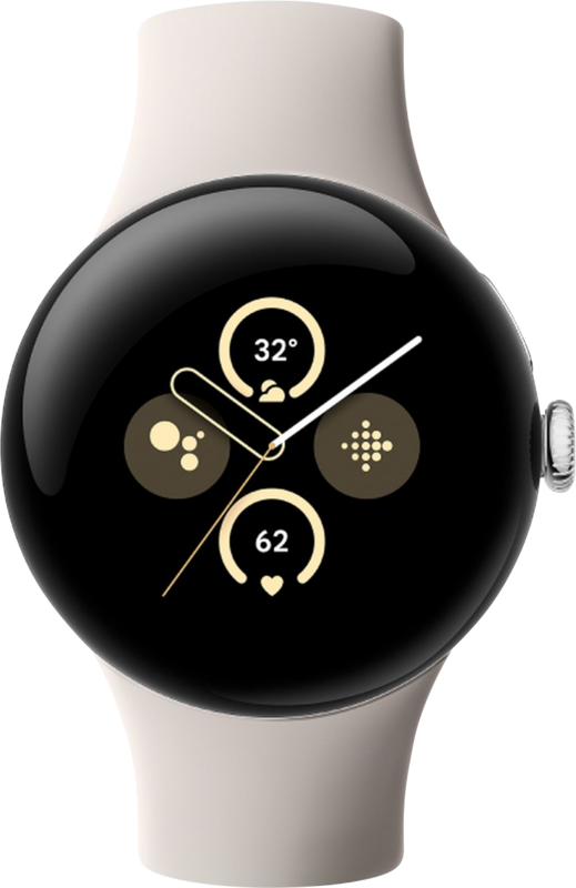 Google Pixel Watch 2 Zilver/Crème