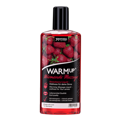 Joydivision WARMup - Flavored Warming Lubricant - Strawberry - 5 fl oz / 150 ml