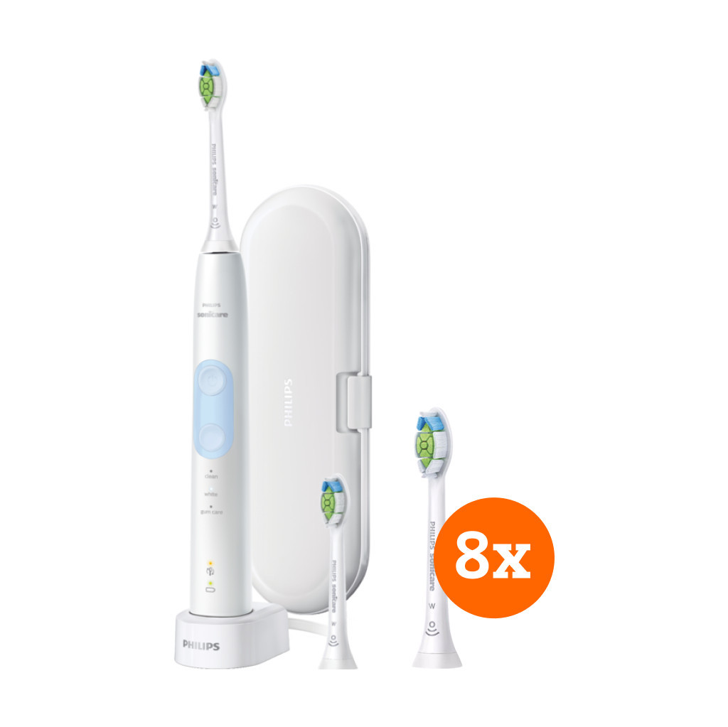 Philips Sonicare ProtectiveClean 5100 HX6859/29 + Optimal White opzetborstels (8 stuks)