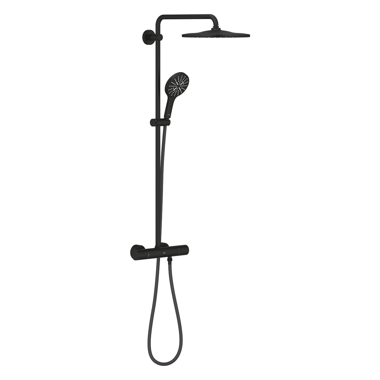 Grohe Rainshower Smartactive 310 opbouw regendouche phantom black - zwart mat