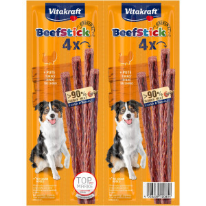 Vitakraft Beefstick met kalkoen hondensnack (4 st.) 10 verpakkingen