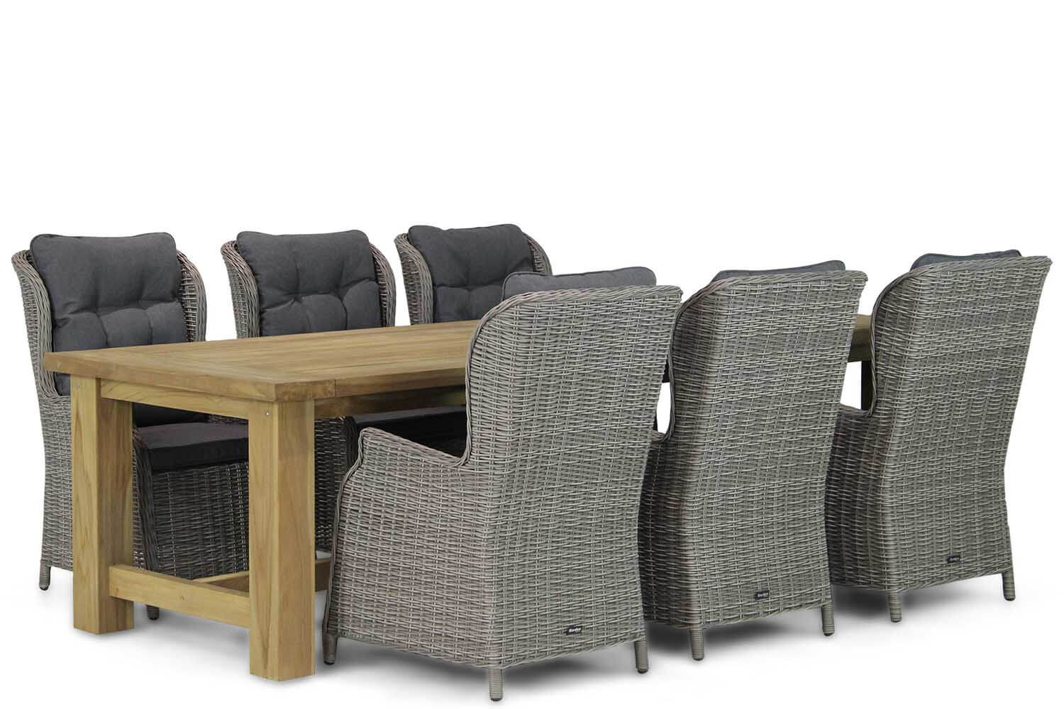 Garden Collections Windsor/Fourmile 260 cm dining tuinset 7-delig