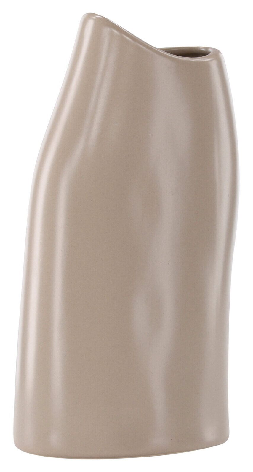 Nohr Vaas 'Felisia' 23cm hoog, kleur Beige