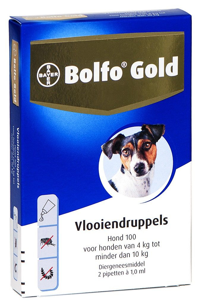 Bolfo Gold Spot-On Hond 100 4-10kg - 2 pip