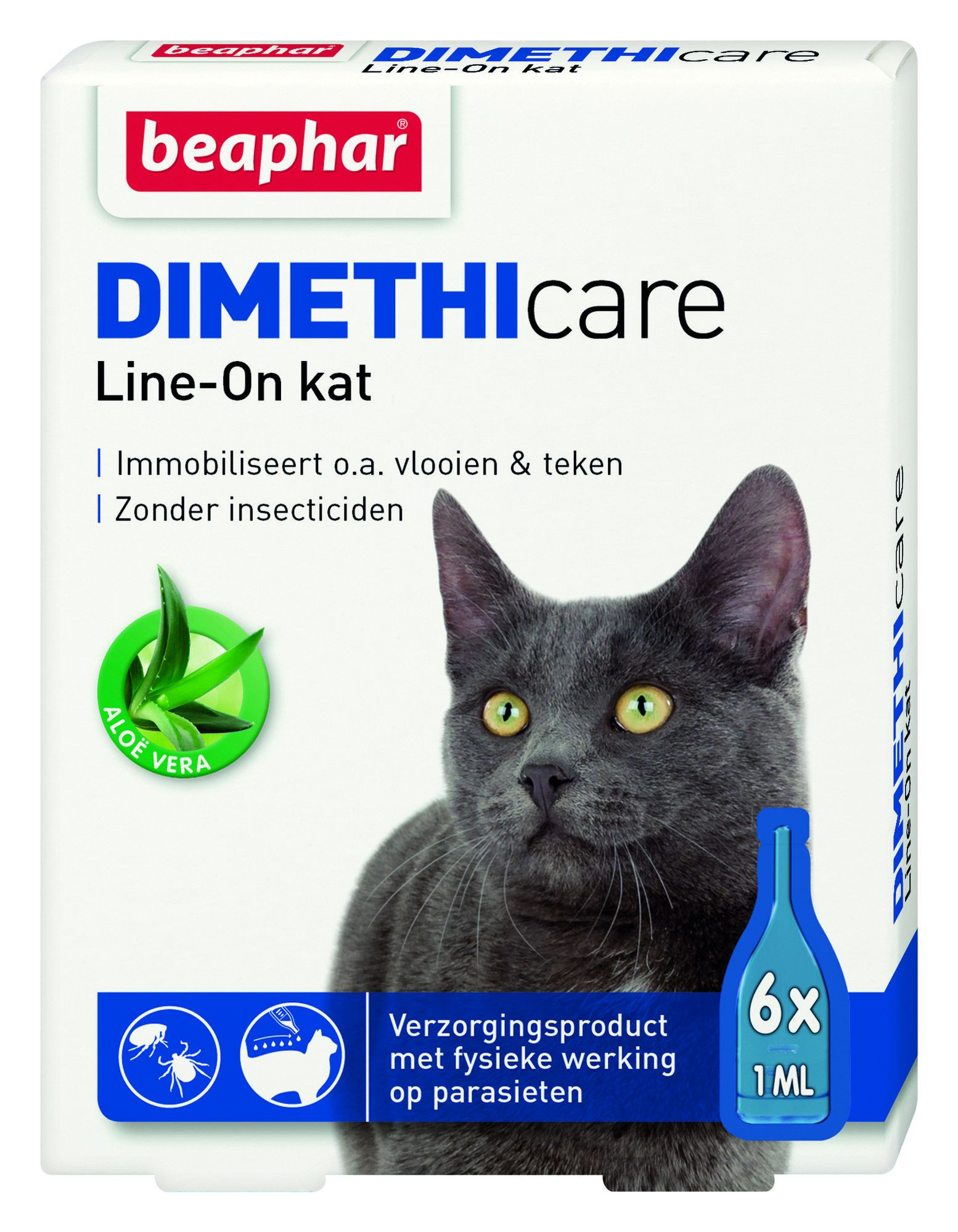 Beaphar Dimethicare Line-On Kat - 6 pip