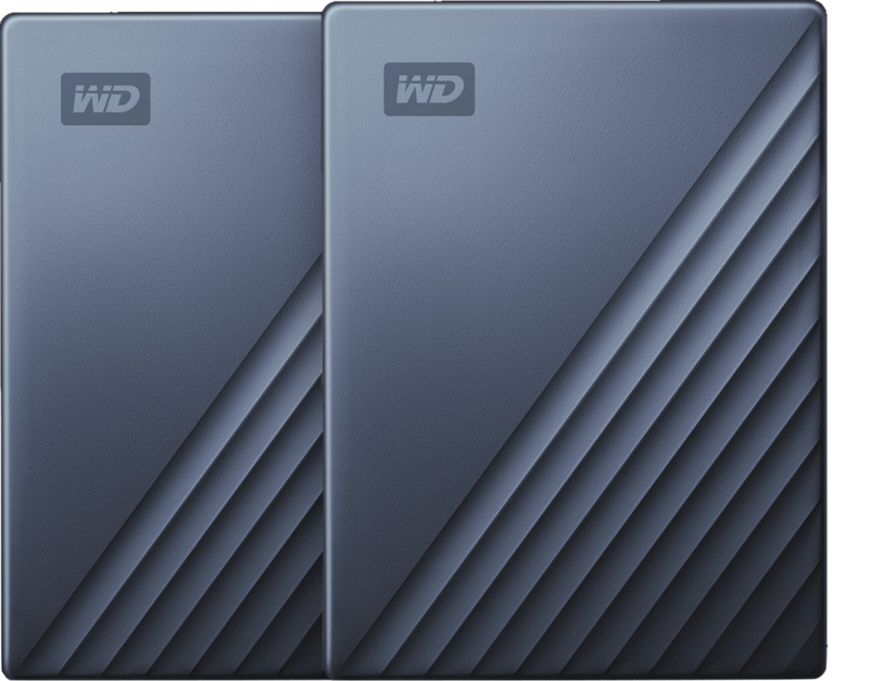 WD My Passport Ultra 5TB Blue - Duo pack