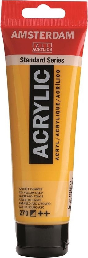 Royal Talens Amsterdam Acrylverf 120 ml - Azo Geel Donker