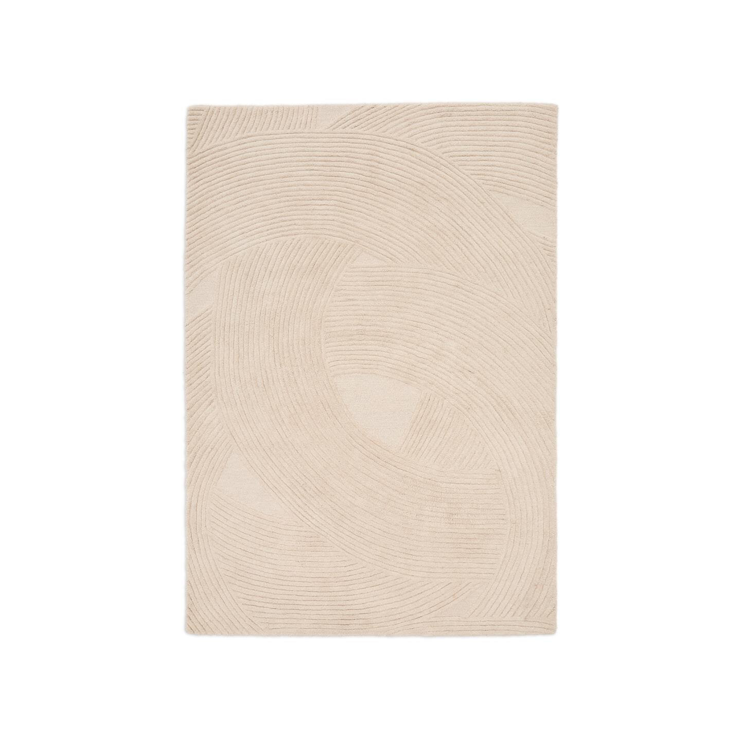 Kave Home Vloerkleed Domm Wol - Beige