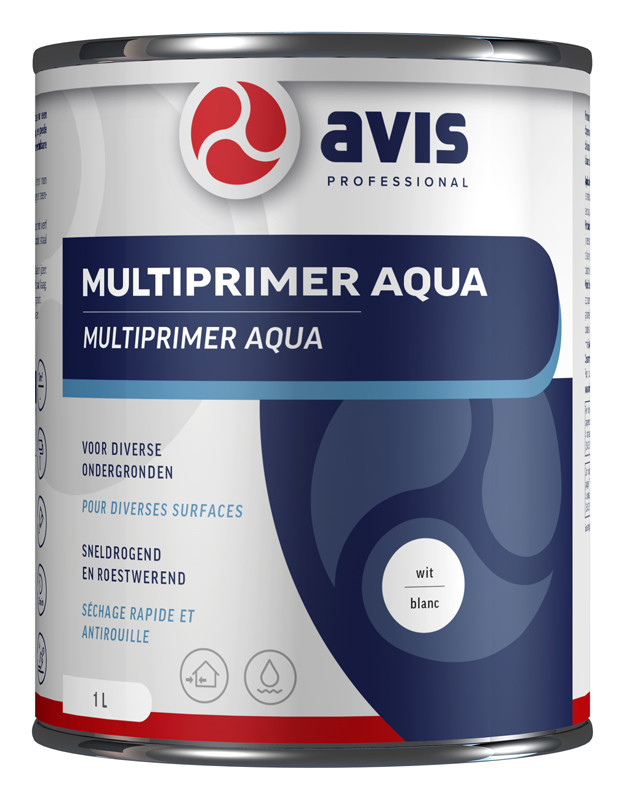 Avis Multiprimer Aqua Grijs