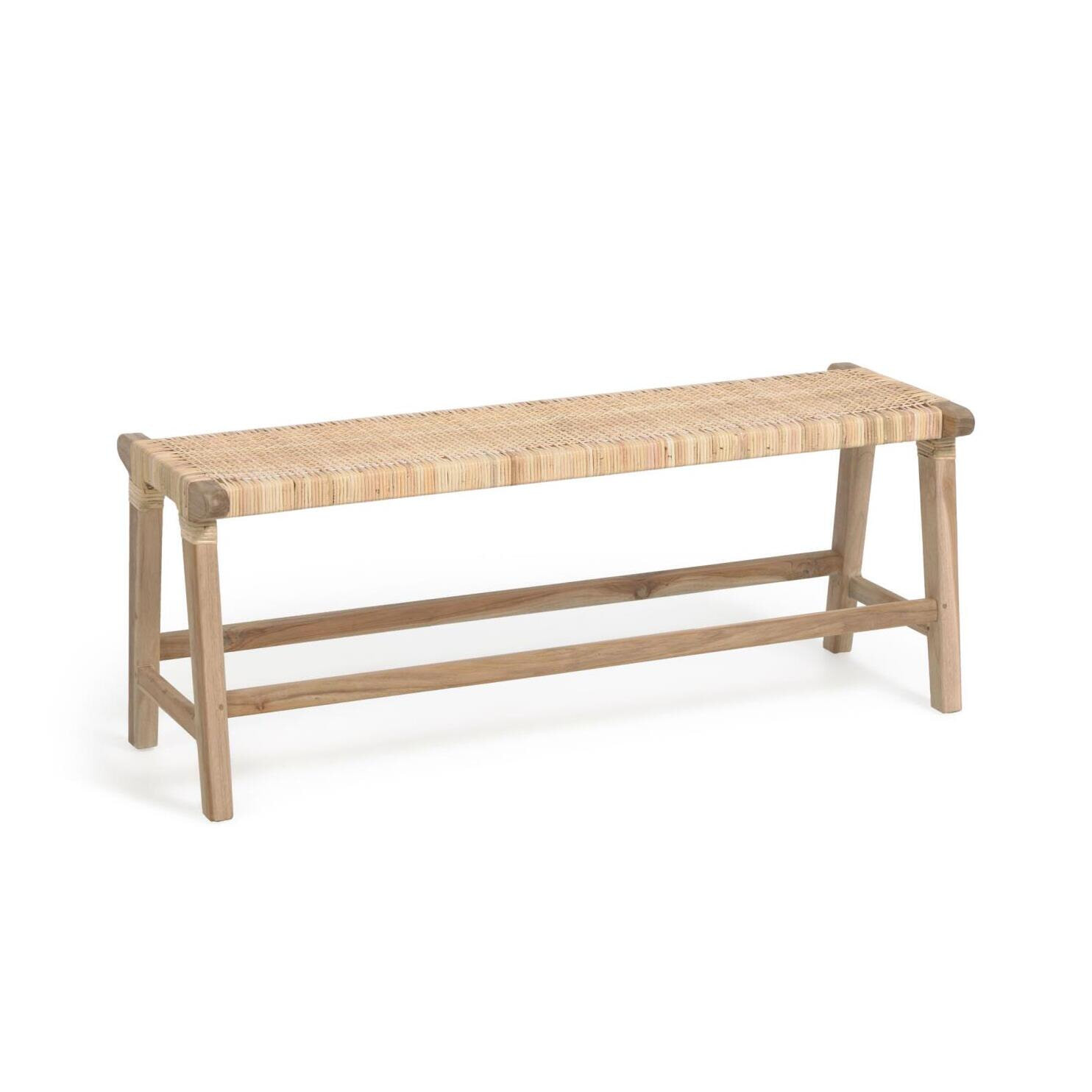 Kave Home Bankje Beida 120cm - Teak