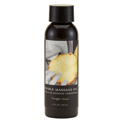 Earthly body Pineapple Edible Massage Oil - 2 fl oz / 60 ml