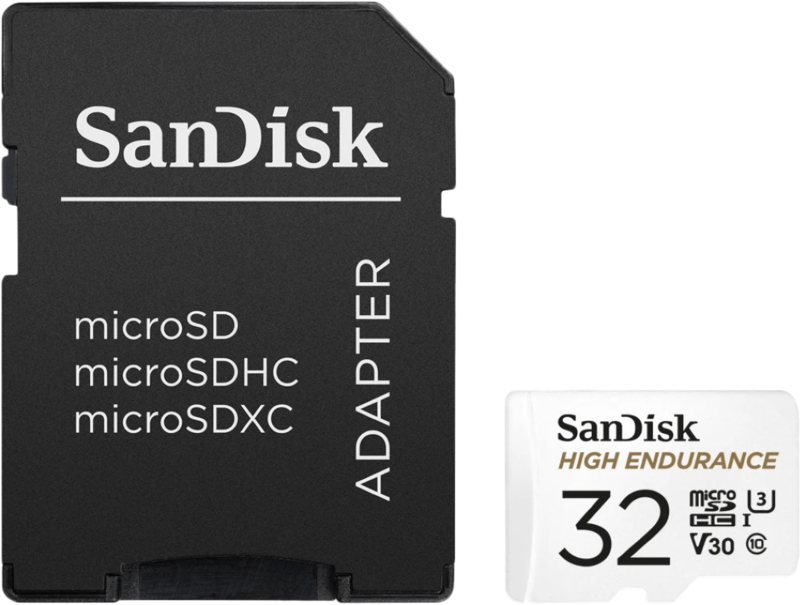 Sandisk Micro SDHC High Endurance 32GB 100MB/s + Adapter