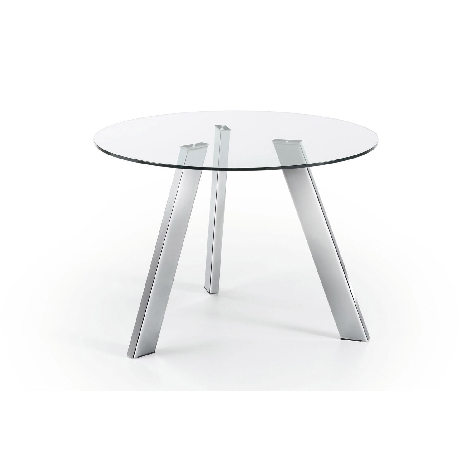 Kave Home Ronde Eettafel Carib - Chroom