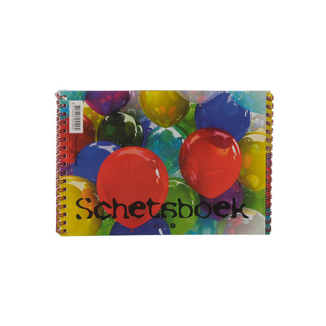 Schetsboek Papyrus ballon A5 120gr 20vel | 10 stuks