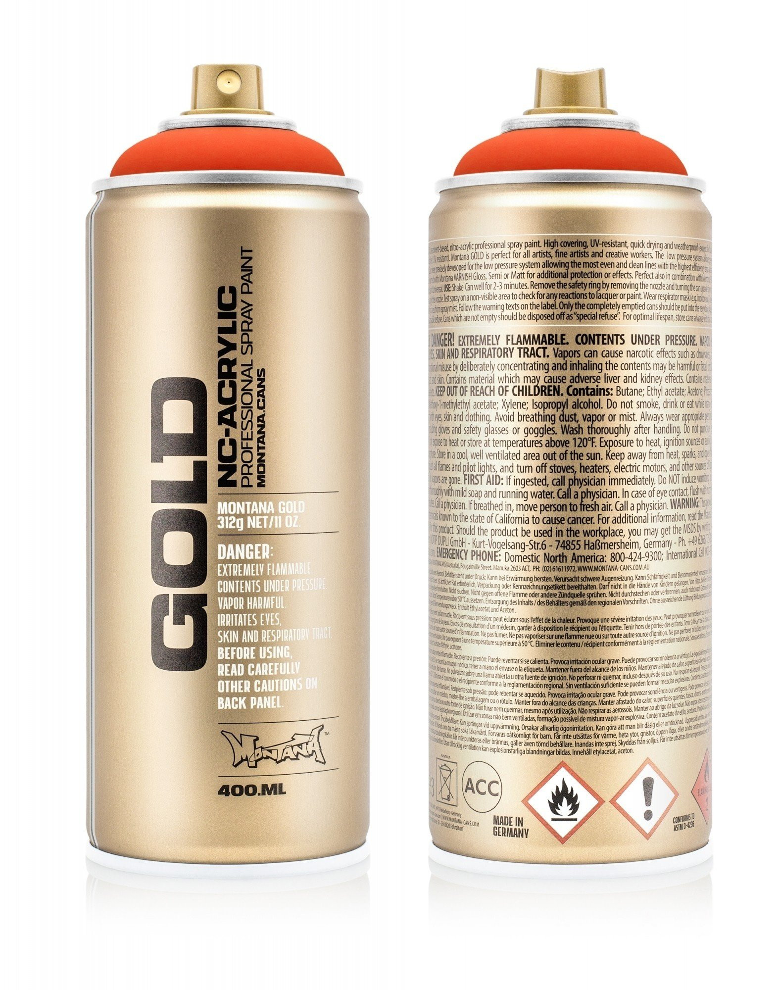 Montana Gold 400ML F2000 Power Orange