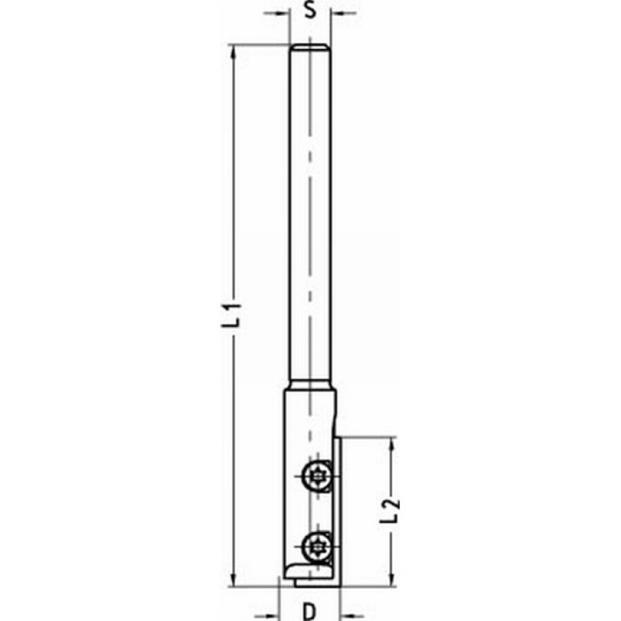 JSO-TR keermesgroeffrees - HW - 12 mm - snijlengte 30 TL=107