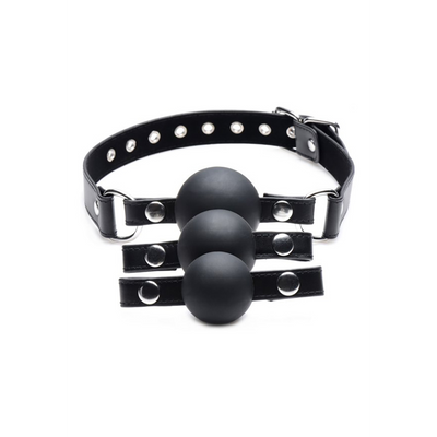 XR Brands Interchangeable Silicone Ball Gag