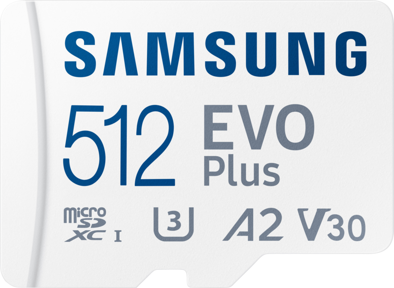 Samsung EVO Plus 512GB microSDXC + Adapter