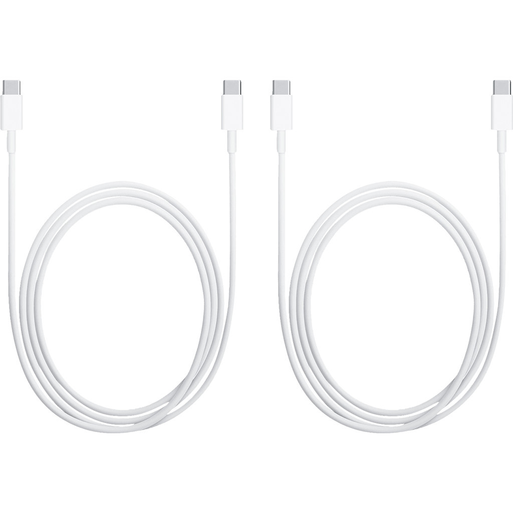 Apple Usb C naar Usb C Kabel 2m Kunststof Wit Duo Pack