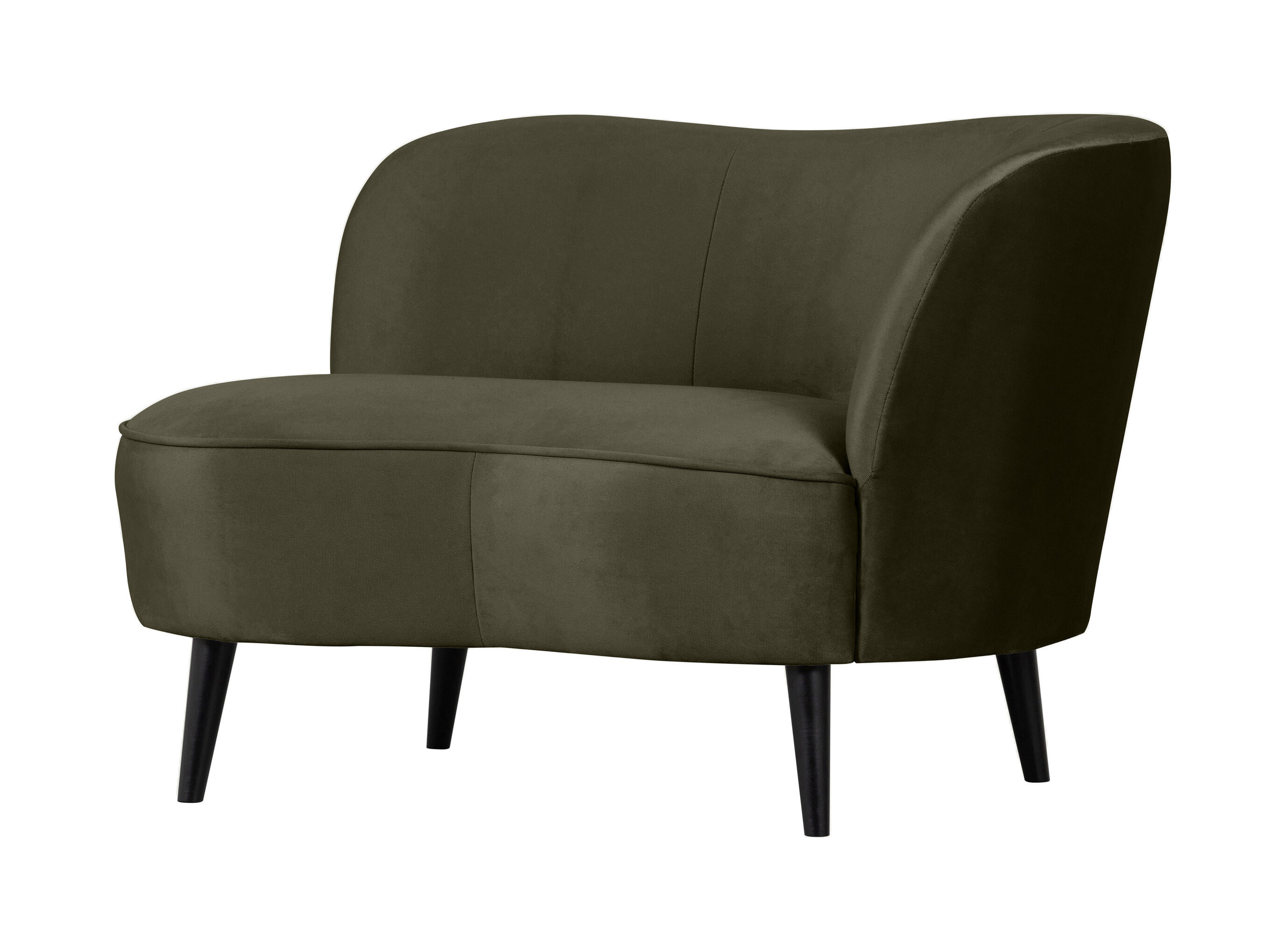 WOOOD Lounge Fauteuil Sara Rechts, Velvet