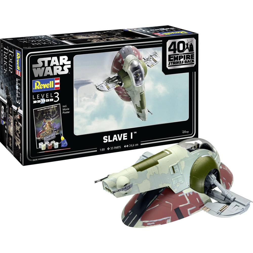 Revell 05678 Star Wars Slave I 40th Anniversary Science Fiction (bouwpakket) 1:87