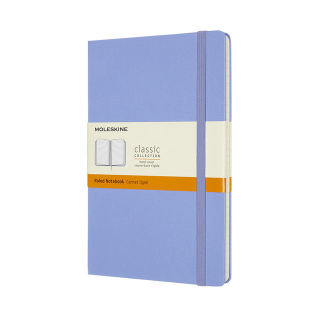 Notitieboek moleskine large 130x210 ln hc hydr bl