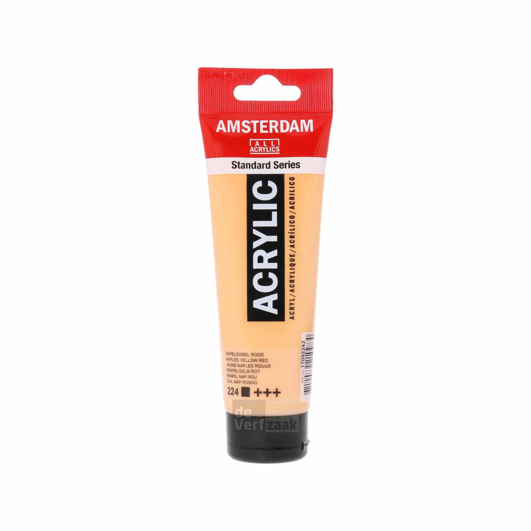 Royal Talens Amsterdam Acrylverf 120 ml - Napelsgeel Rood