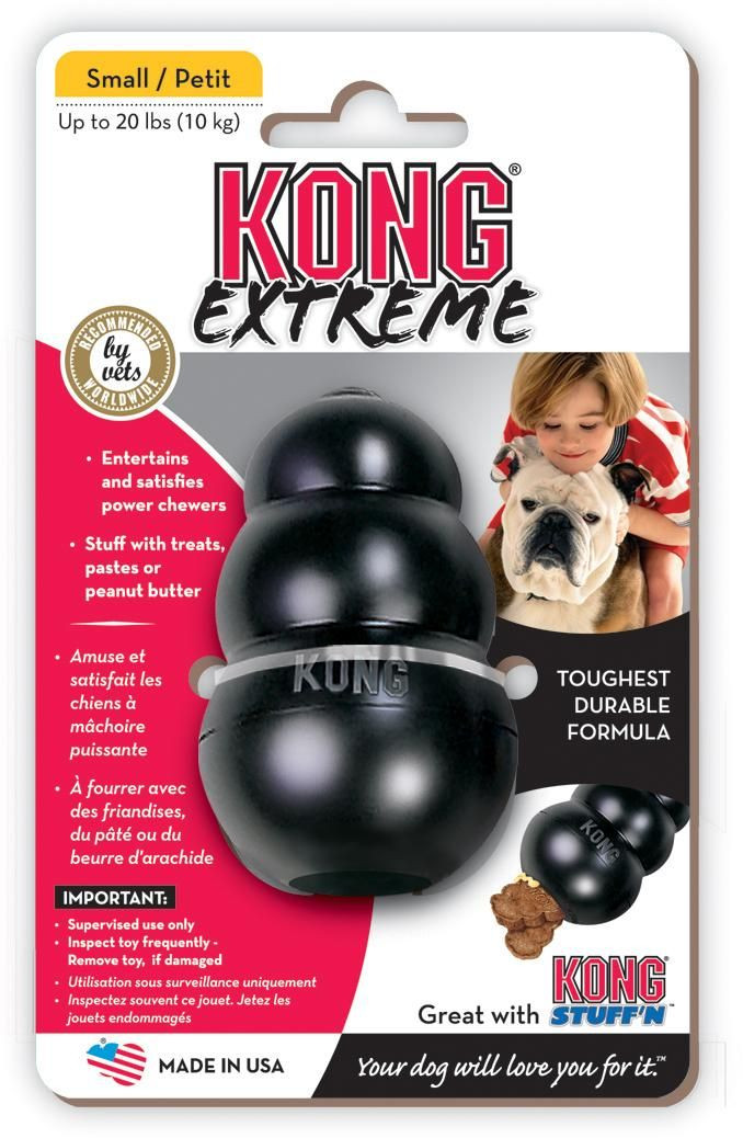 Kong Extreme Zwart Small