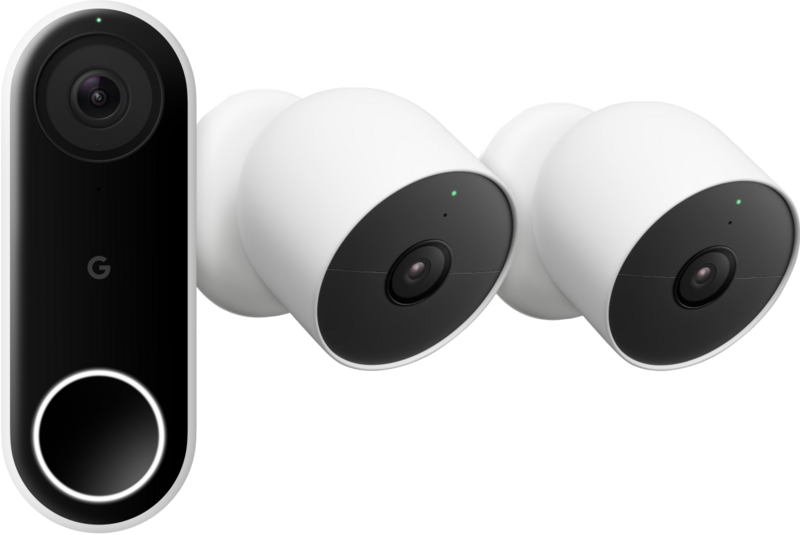 Google Nest Doorbell Wired + Google Nest Cam 2-pack