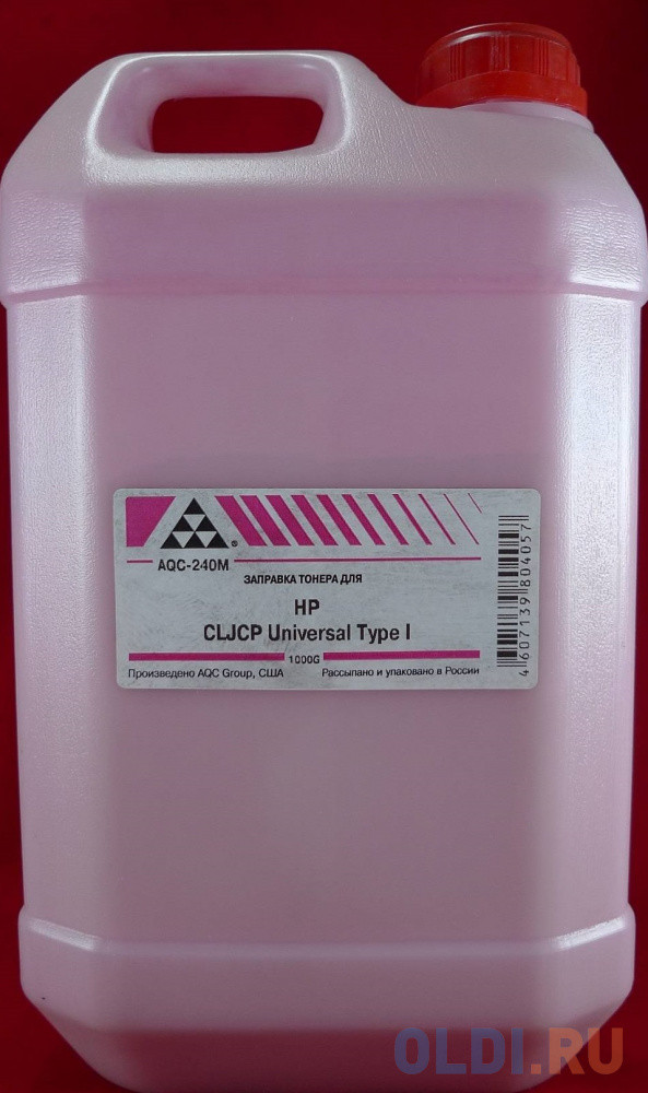 Тонер для картриджей Universal Magenta CB543A/CE313A/CE323A/CC533A/CF353/CE413A/CF383A (кан. 1кг) AQC-США фас.Россия