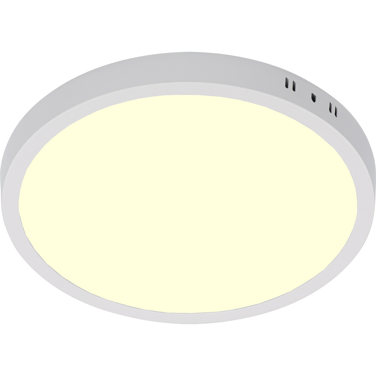 LED Paneel - Ø30 Warm Wit 3000K - 28W Opbouw Rond - Mat Wit - Flikkervrij