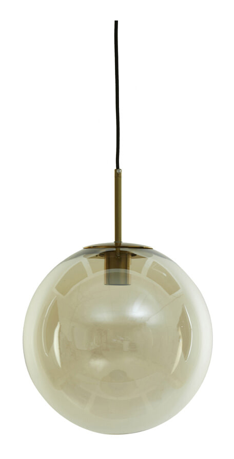 Light & Living Hanglamp 'Medina' 40cm, kleur Amber