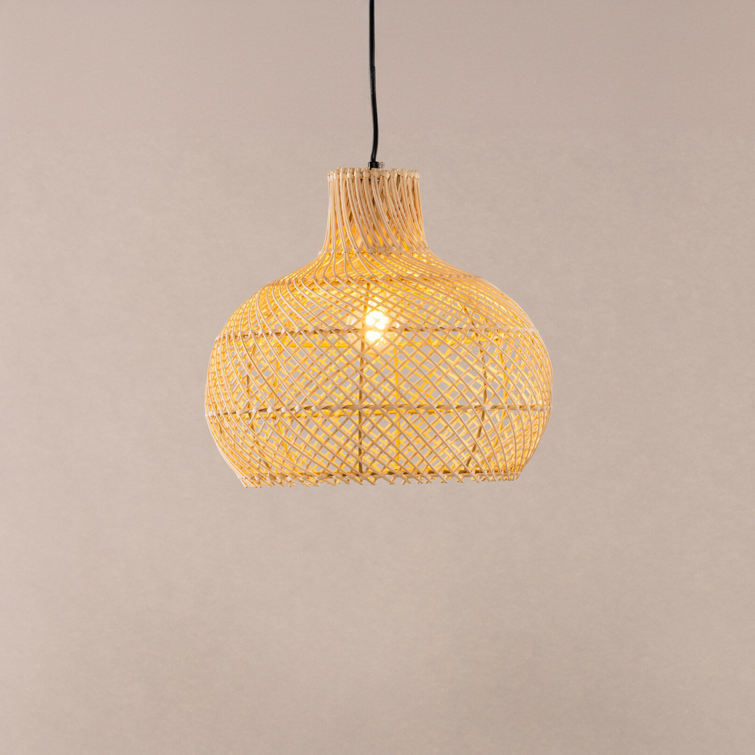 Nohr Hanglamp 'Imad' Rattan, 35cm