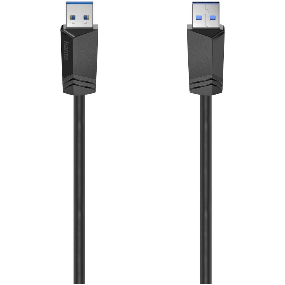 Hama USB 3.0 kabel type A-A 1.50m Kabel Zwart