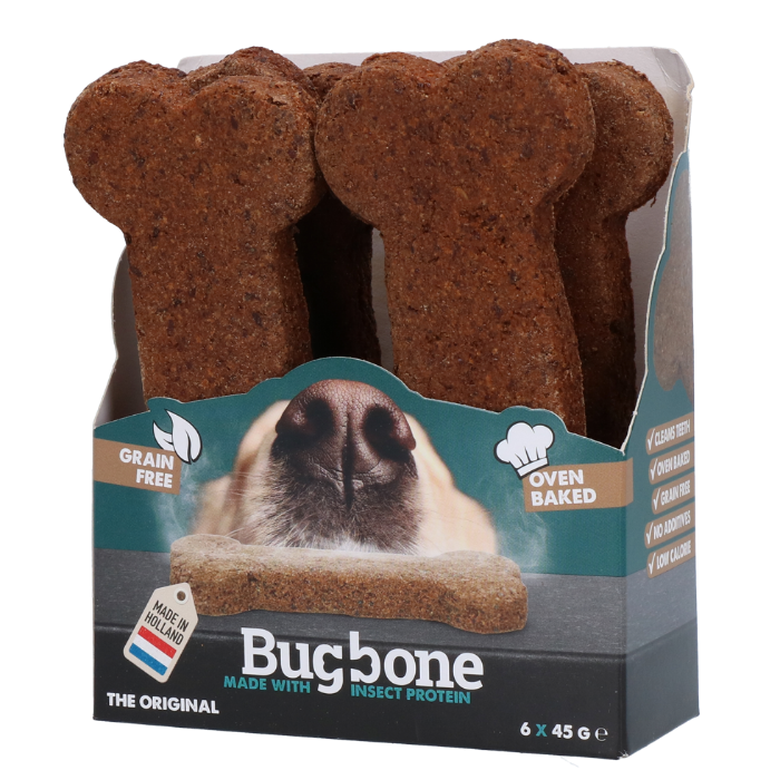 Bugbone insecten hondensnack large 6x45gr