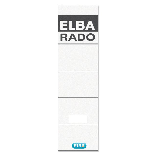 Elba Rado Plast rugetiket ft 4,4 x 15,9 cm, pak van 10 stuks