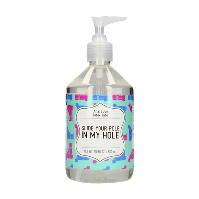 S-Line by Shots Slide Your Pole In My Hole - Waterbased Lubricant - 17 fl oz / 500 ml