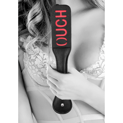 Ouch! by Shots Bonded Leather Paddle Ouch