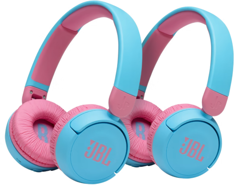 JBL JR310BT Blauw duopack