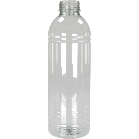 Fles | petfles | Gerecycled PET | zonder dop | 1000ml | transparant | 70 stuks