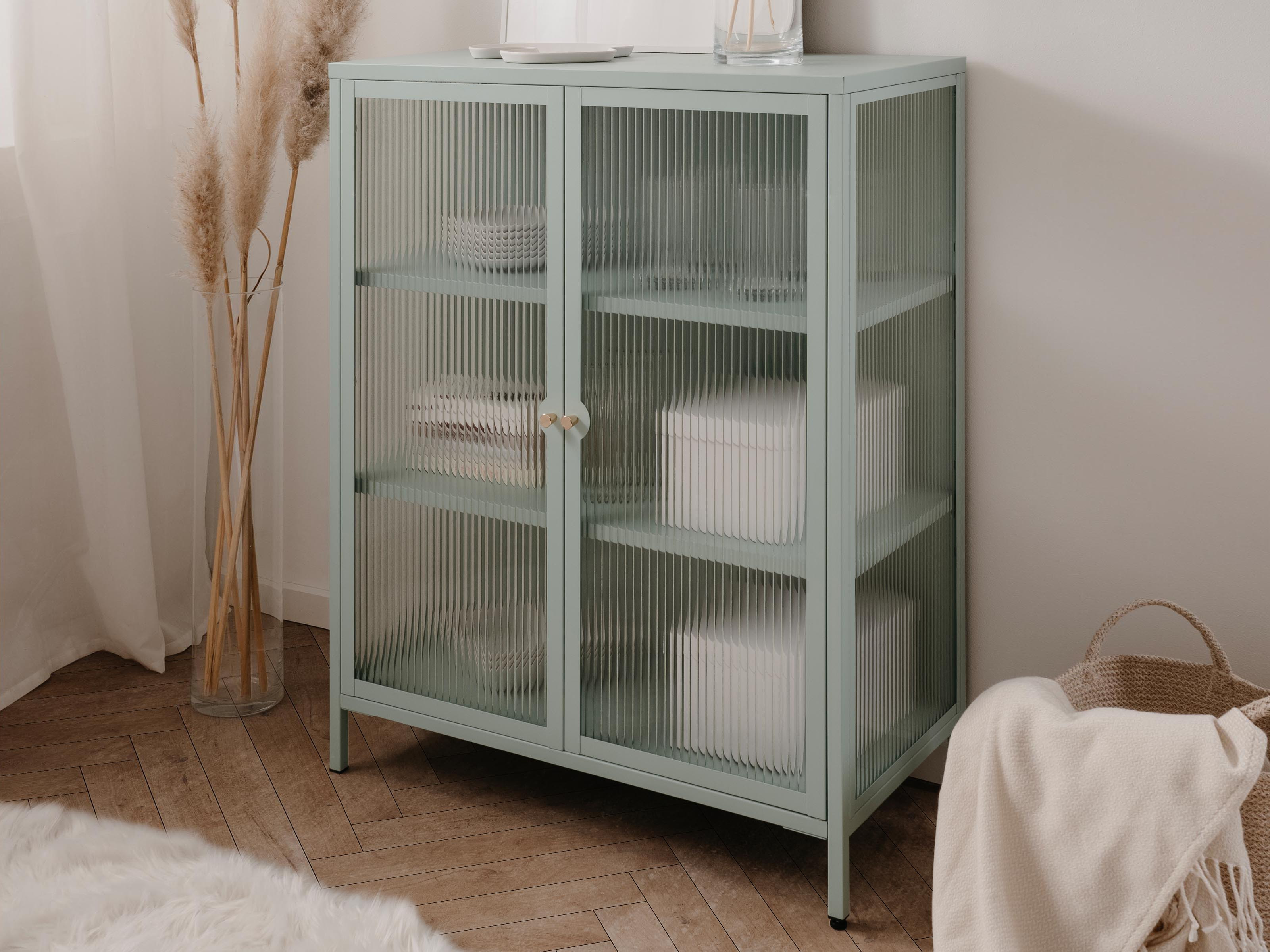 Commode MILLIE 2 deuren mintgroen