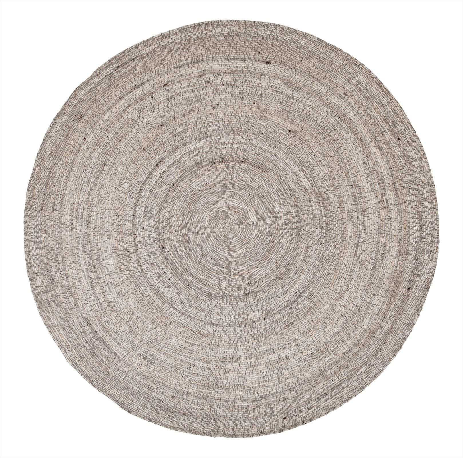 MUST Living Rond Vloerkleed Sterling 200cm - Beige