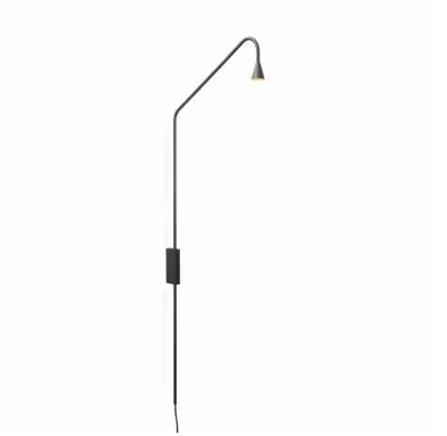 Trizo21 - Austere Push Plug EU Messing Wandlamp