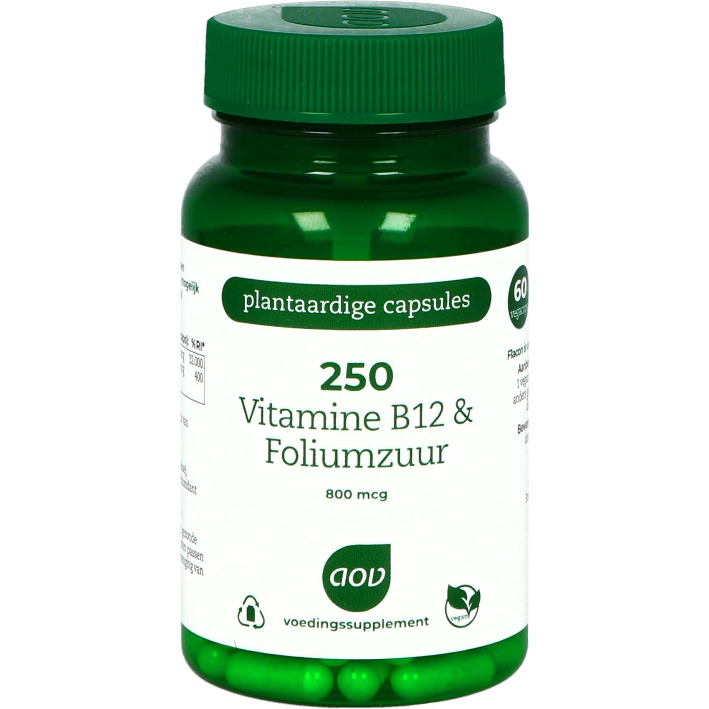 250 Vitamine B12 & Foliumzuur