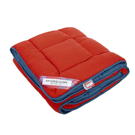 Easy Dekbed McGregor Lazy Double Face Terra Navy - 240x200 cm (Lits-Jumeaux) - McGregor - 300 gram - Dekbed-Discounter.nl