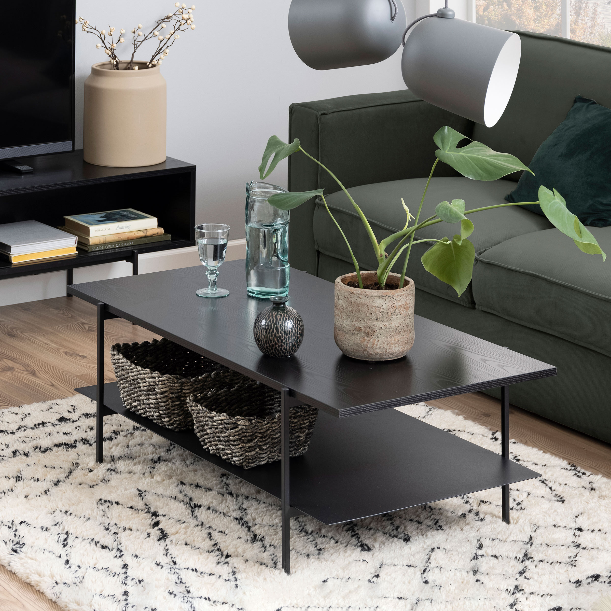 Bendt Salontafel Mick 115 x 60cm - Zwart