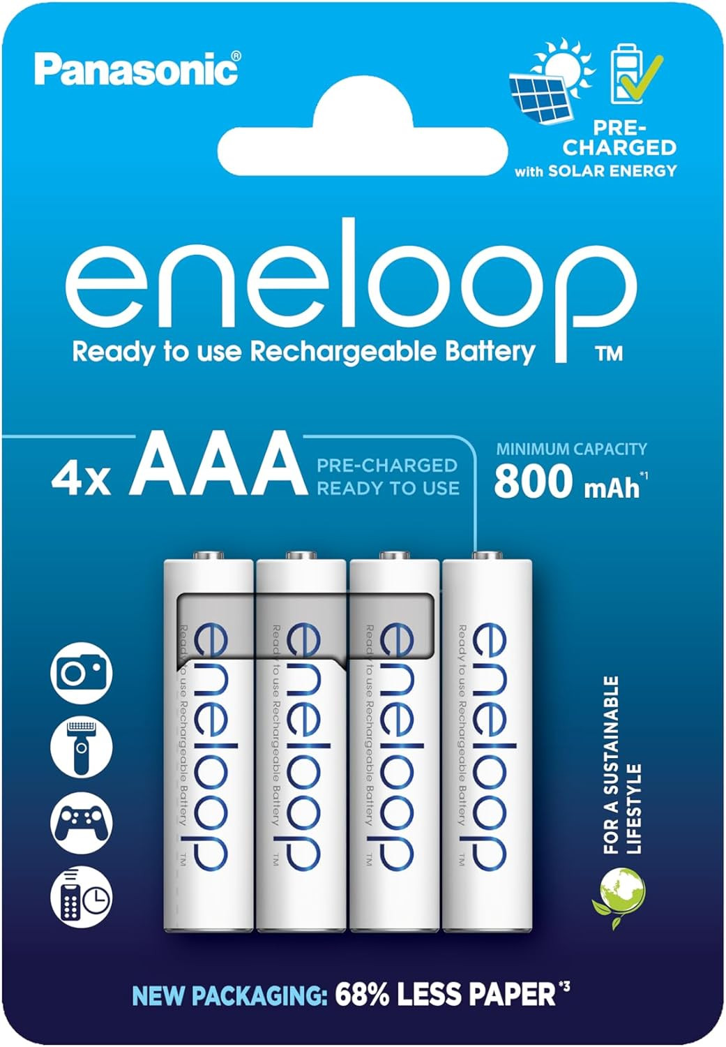 Panasonic Eneloop AAA 800mAh 4x