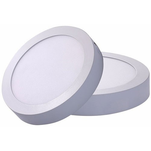 LED Downlight - Opbouw Rond 12W - Natuurlijk Wit 4200K - Mat Wit Aluminium - Ø170mm